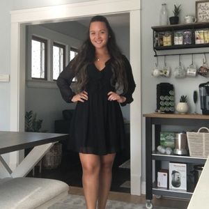 Black mini dress from Express size 4
